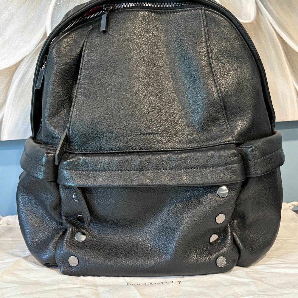 Hammitt Black Leather Backpack
